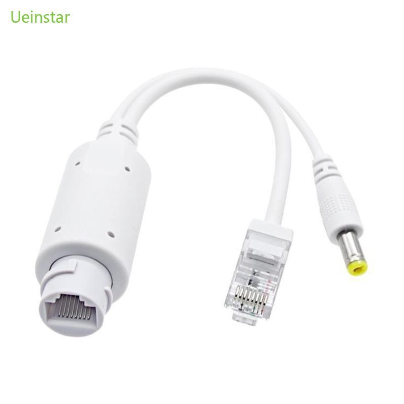 Uein Outdoor 48V ถึง 12V PoE Splitter Adapter Compliant พร้อม IEEE802 3af Standard