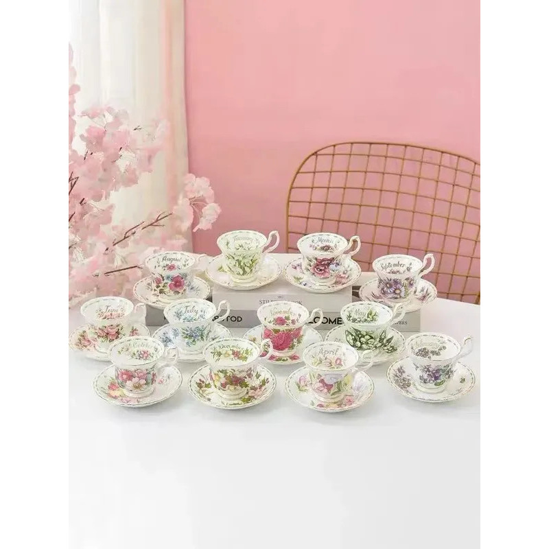 แก้ว Royal Albert "July Dont Forget Me ", 220ml, 2 ชิ้น