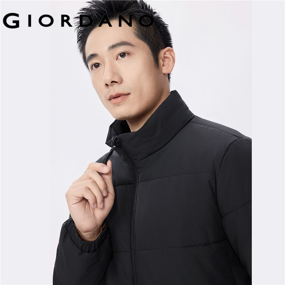 GIORDANO جاكيت رجالي مبطن بياقة عالية — صورة 7