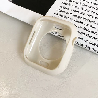ฝาป้องกันหน้าจอซิลิโคนอ่อน for Apple Watch SE Ultra 3 2 Iwatch Series 11 10 9 8 7 6 5 4 49 46 42 45 44 40 41 38mm เคส