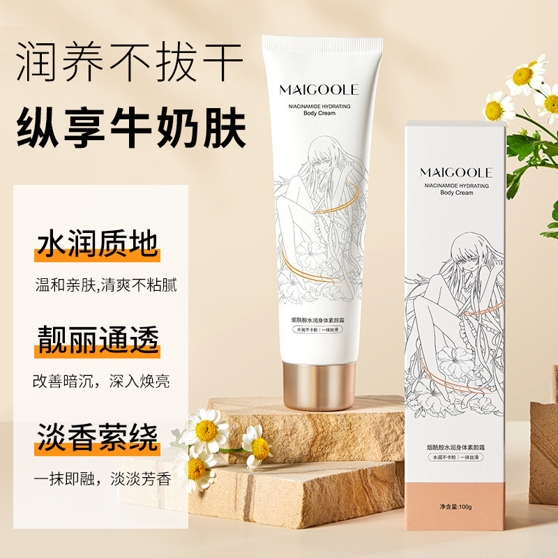 Madeline Niacinamide Body Face Cream No Fake White Moisturizing Natural Brightening Skin Tone คอนซีล