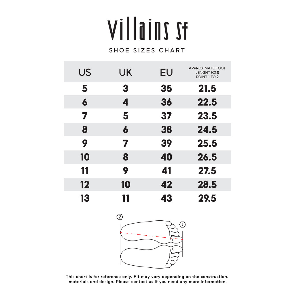 Villains SF DESIRE RING Biker Boots รองเท้าบูทผู้หญิง ส้นสูง 2.6