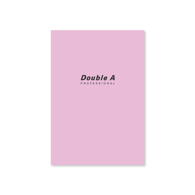 สมุดปกอ่อน B5 70g. 26แผ่น ชมพู Double A Professional