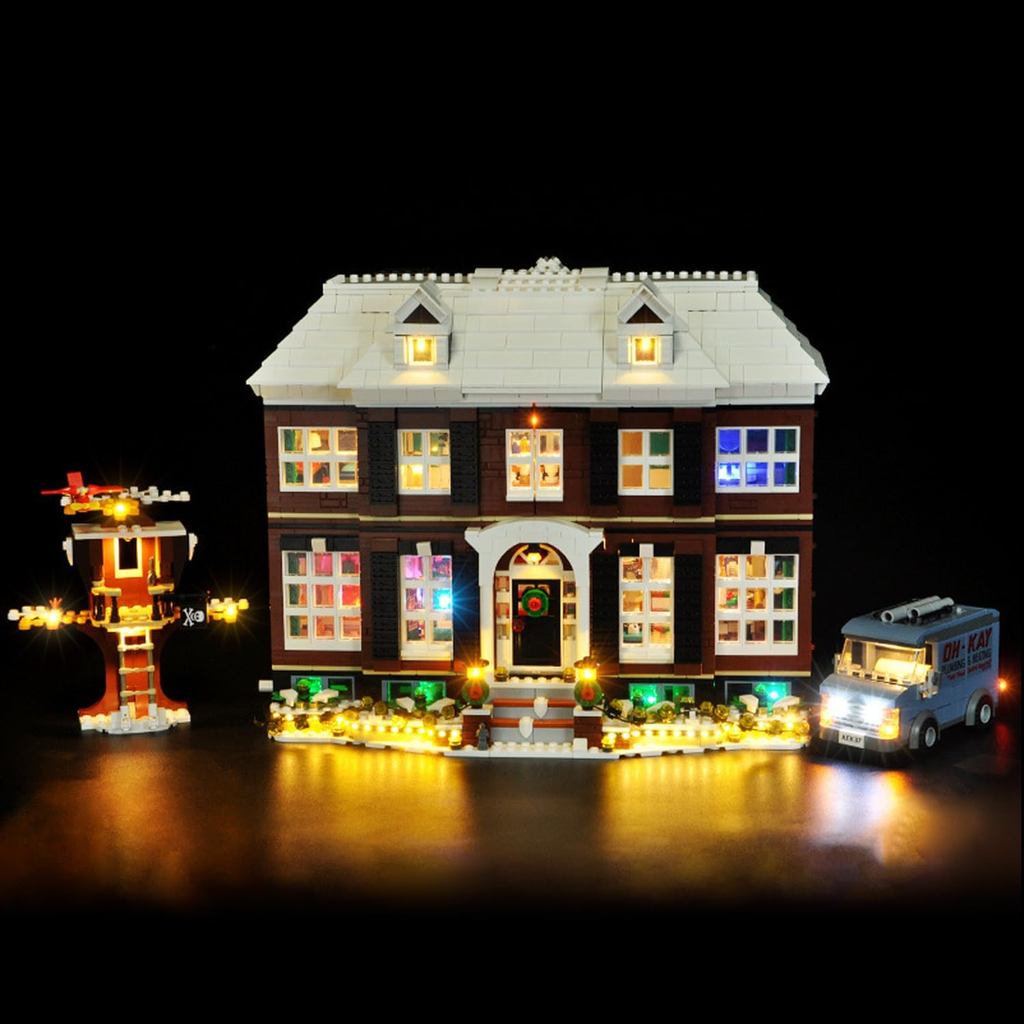 ชุดไฟ LED สําหรับ Lego-21313 เข้ากันได้กับไอเดียโฮมโมเดลบล็อกตัวต่อคนเดียวไม่รวมชุดโมเดล