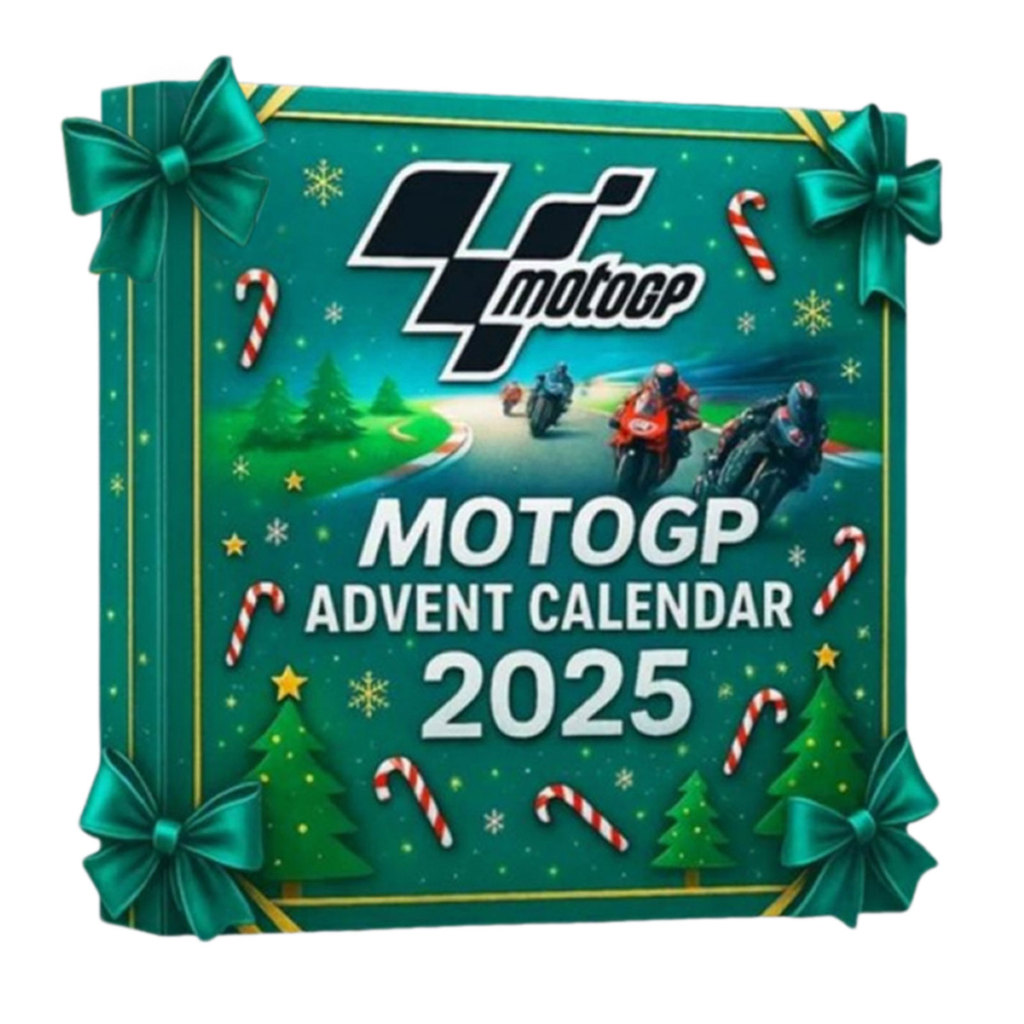 ปฏิทิน MotoGP Advents เซอร์ไพรส์ MotoGP ประจําวันสําหรับแฟนแข่ง ตกแต่งต้นคริสต์มาส
