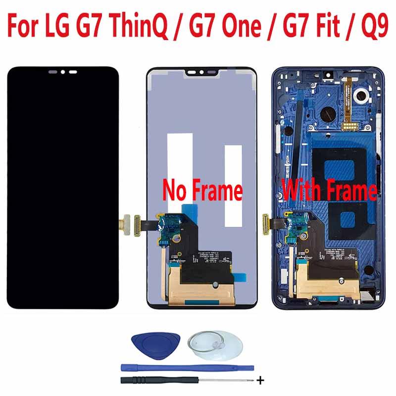 สําหรับ LG G7 ThinQ G710 G710N G710TM จอแสดงผล LCD Touch Screen Digitizer Assembly สําหรับ G7 One / 