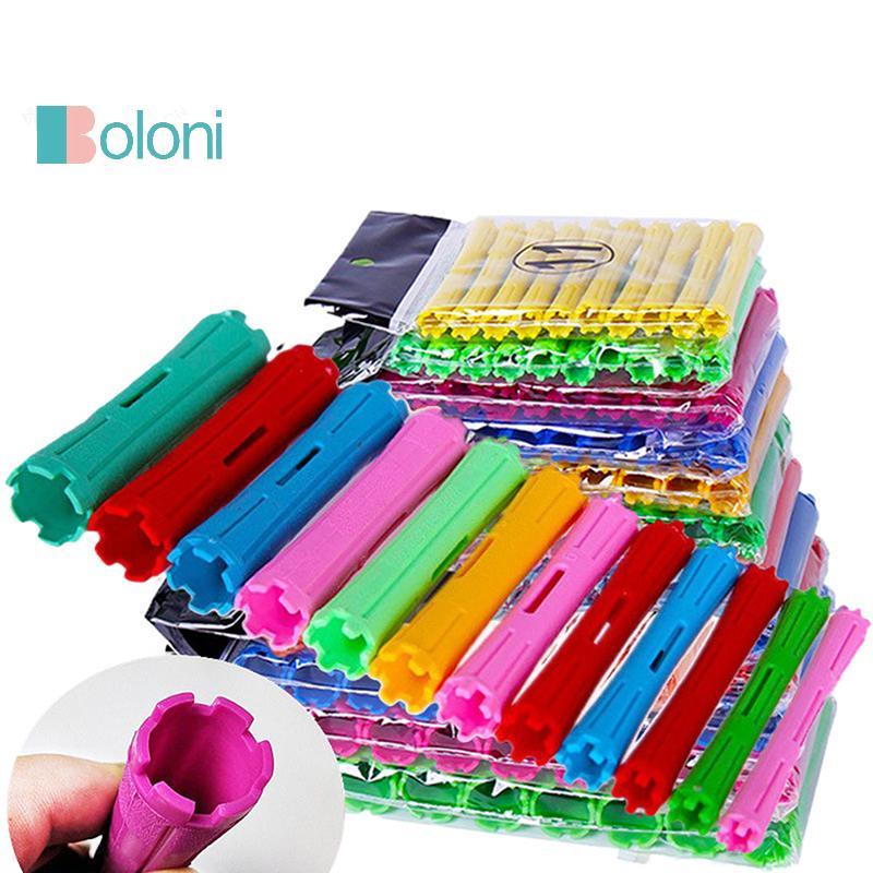 [Boloni] 1 ชุด 1-2.2 ซม. Heatless Hair Care Hair Curler Roller Grip จัดแต่งทรงผม Roller Curlers จัดแต่งทรงผมใช้ในบ้านลูกกลิ้งผม Hairdressing DIY เครื่องมือใหม่