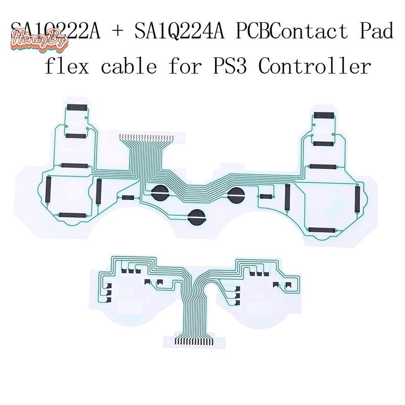 Honeybird SA1Q222A+224A Ribbon circuit board PCB contact pad flex cable สําหรับ PS3 controller Nice