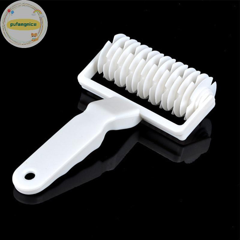 Pufangnice Pastry Lattice Roller Cutter พาย Pastry Dough Fondant พิซซ่าเค้กเครื่องตัด Roller Home Ki