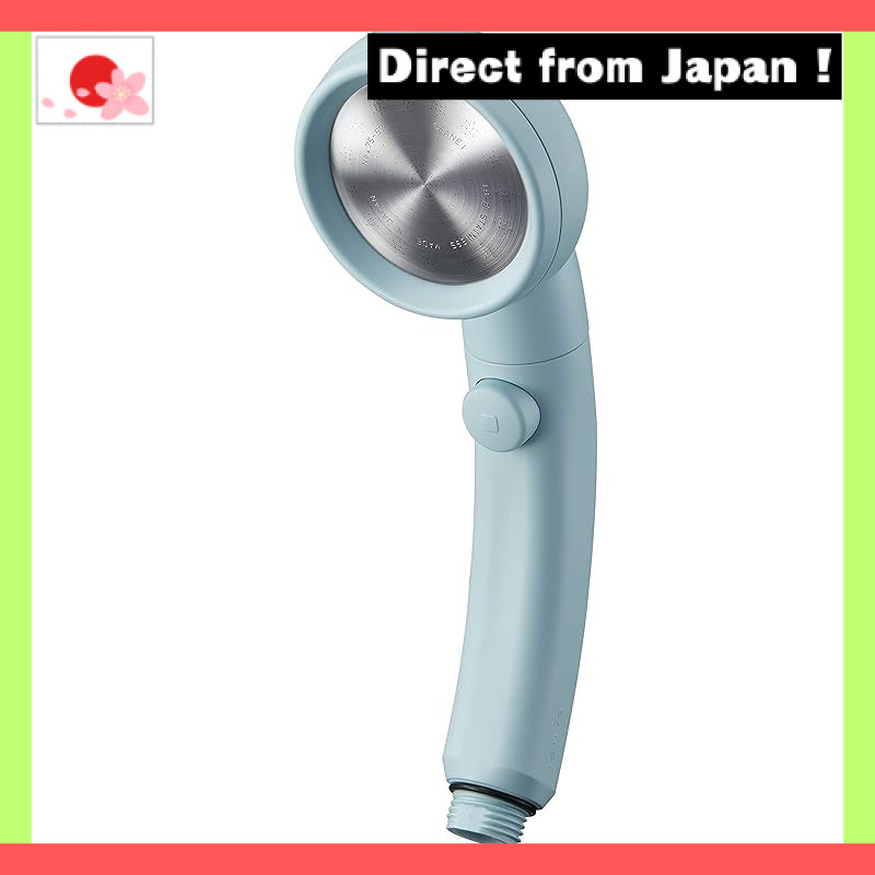 SANEI Rainy Move Shower Head with Handheld Stop, 50% Water Conservation Rate, Adjustable Angle, Ultr