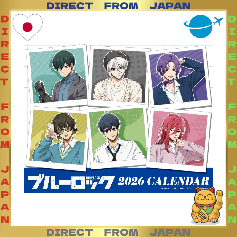 【DIRECT FROM JAPAN】Hagoromo Blue Lock 2026 Desktop Calendar CL26-0037