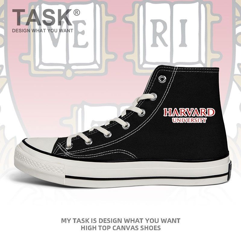 SK Harvard Harvard University ที่มีชื่อเสียงโรงเรียน Class Uniform รองเท้าผ้าใบคุณภาพสูงผู้ชายผู้หญิ