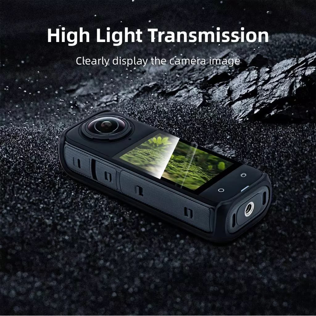 STARTRC ฟิล์มกันรอยหน้าจอเลนส์สำหรับ Insta360 X4 2 แพ็ค thumbnail 3