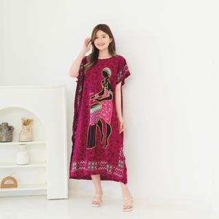 Daster kekininan Lowo Kelelawar Vol. 9 AFRICAN Daster Tidur Rumah Bali bahan Rayon Arnisa