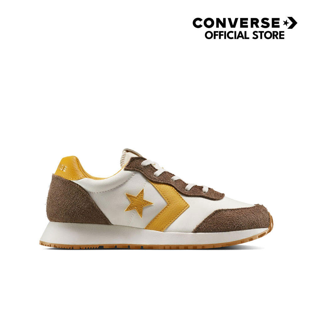 CONVERSE รองเท้าลำลอง พื้นนุ่ม CONVERSE OMEGA TRAINER LUX SCHOOL STYLE OX BROWN/YELLOW UNISEX A16539CU_F5BRYL