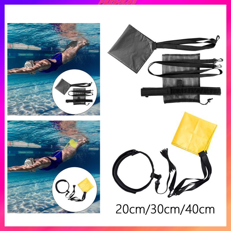 [Predolo2] Swim Parachute Swim Trainer Device เข็มขัดฝึกกําลังว่ายน้ําแบบปรับได้