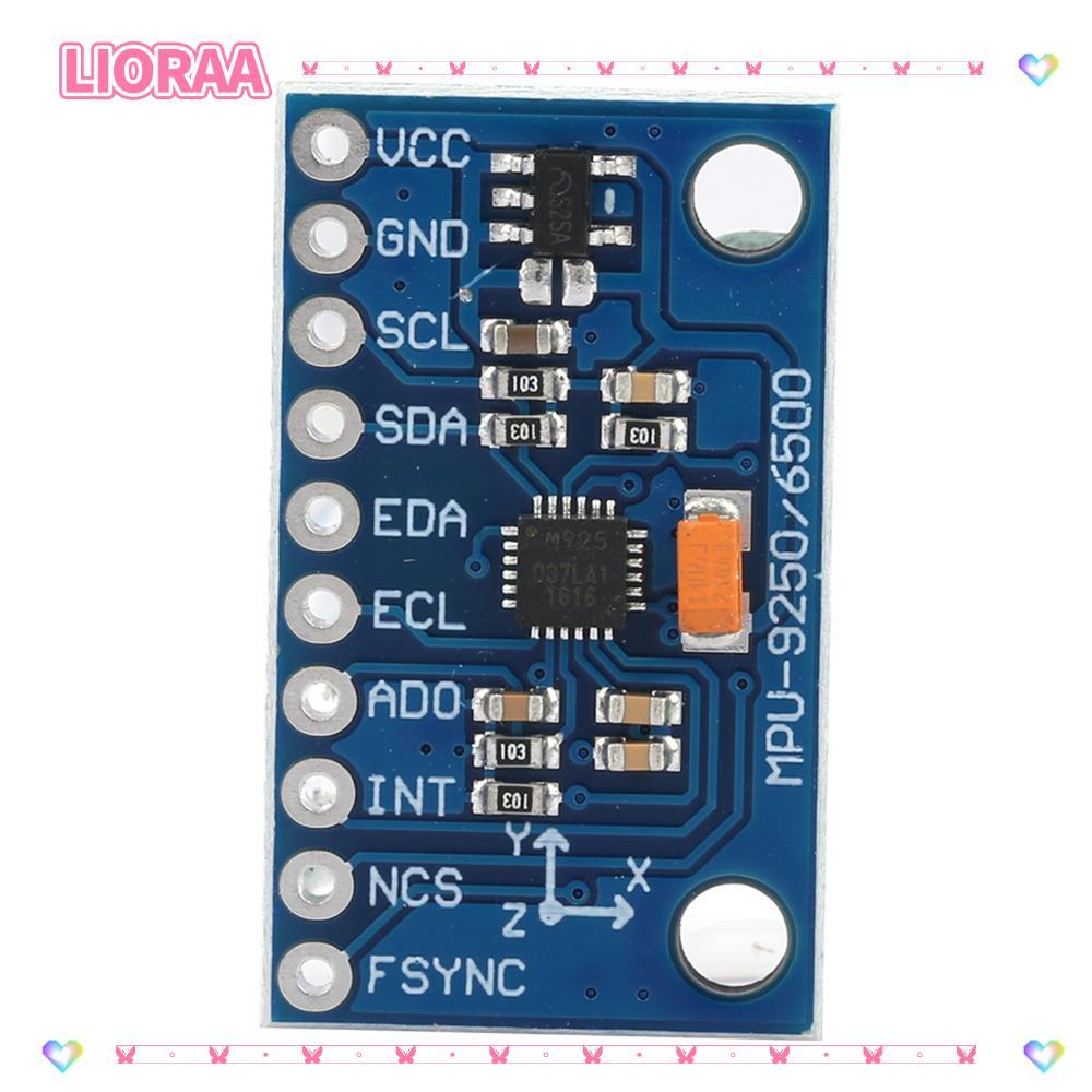 ลิโรร่า‌A Gyroscope โมดูล, 16 บิต 3-5V เซ็นเซอร์ 9 แกน, โมดูลเซนเซอร์ 9 แกน MPU-9250 GY-9250 หุ่นยนต