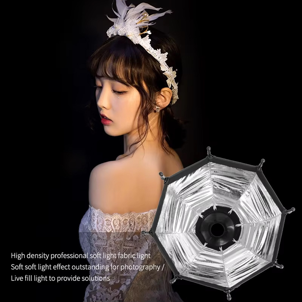 SIDANDE ร่ม Softbox Diffuser Octagon Mini Portable Bowens Mount - A23F