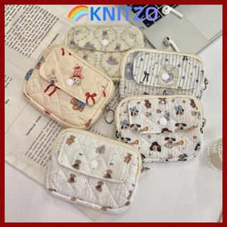 กระเป๋าใส่เหรียญ KNITZO ลายการ์ตูนดอกไม้ multifunctional และ…