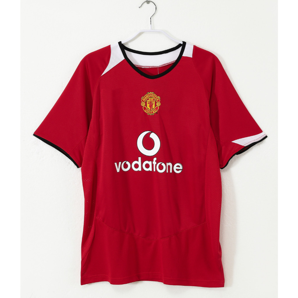 #M 05-06 Home Retro Soccer Jersey Football #RONALDO #ROONEY