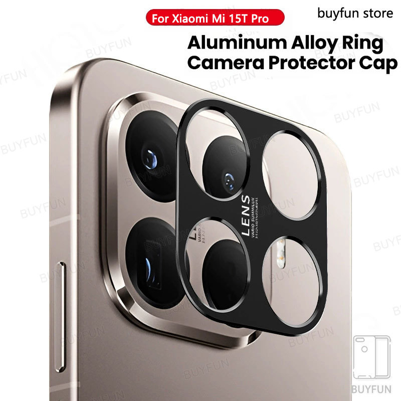 For Xiaomi Mi 15T Pro 6.83" 5G mi15tpro 2506BPN68G mi15t 25069PTEBG mi15 T t15pro Back Camera Lens Protector Cover Rear Lens Matel Ring Glass Film