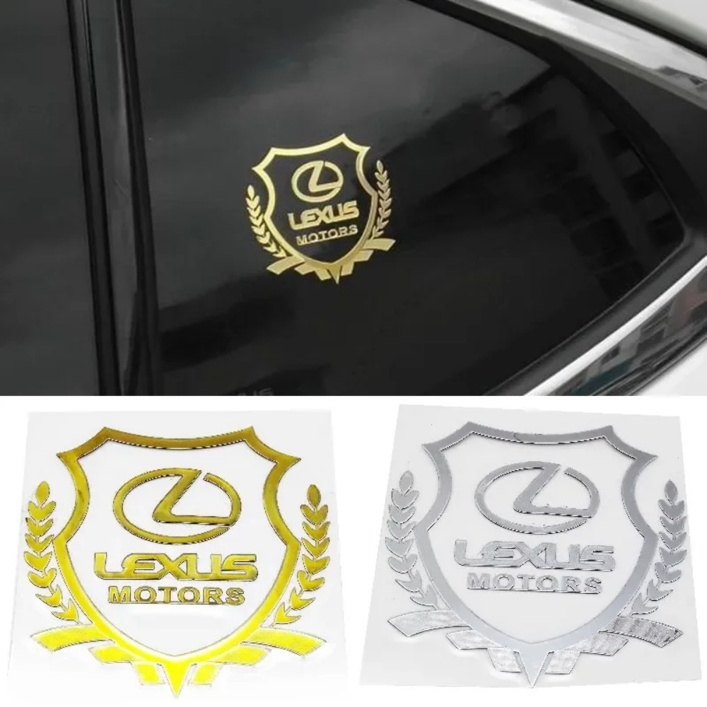 1PC รถจัดแต่งทรงผมหน้าต่างป้ายสติกเกอร์พลาสติกกันน้ํา Decal สําหรับ Lexus RX330 Nx Nx200t GS430 IS25
