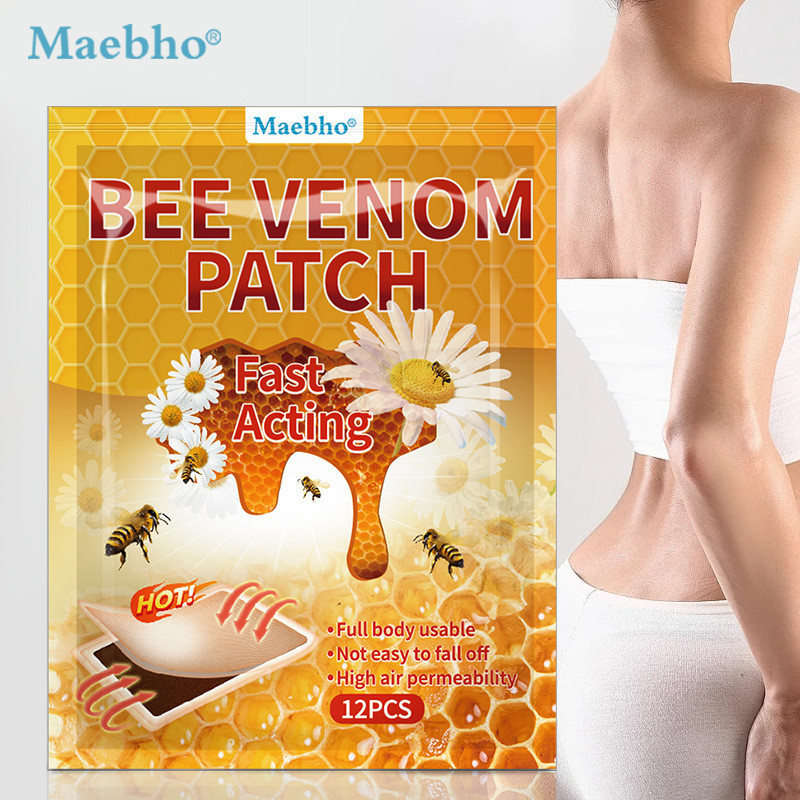 [คลังสินค้าพร้อม] Bee Venom Care Patch Bee Venom เข่า Patch กระดูกสันหลังส่วนคอ Joint เข่าความร้อนไห