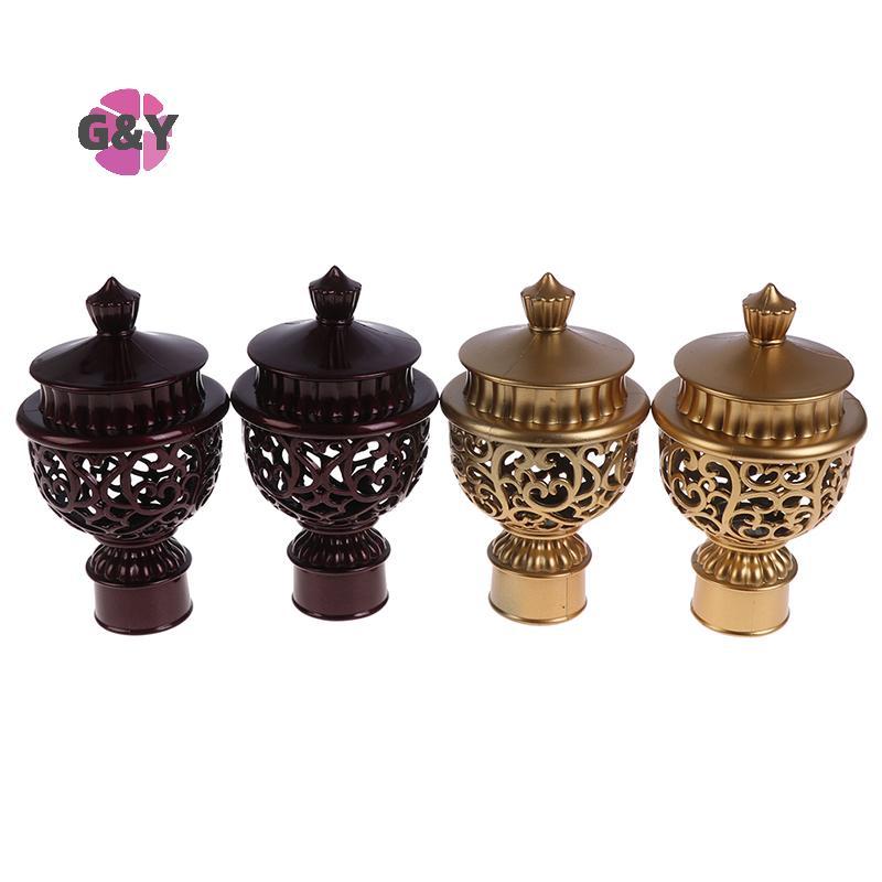 G&Y Rod Cap Finials สำหรับผ้าม่าน ขนาดVintage 66x115 มิลลิเมตร พลาสติก
