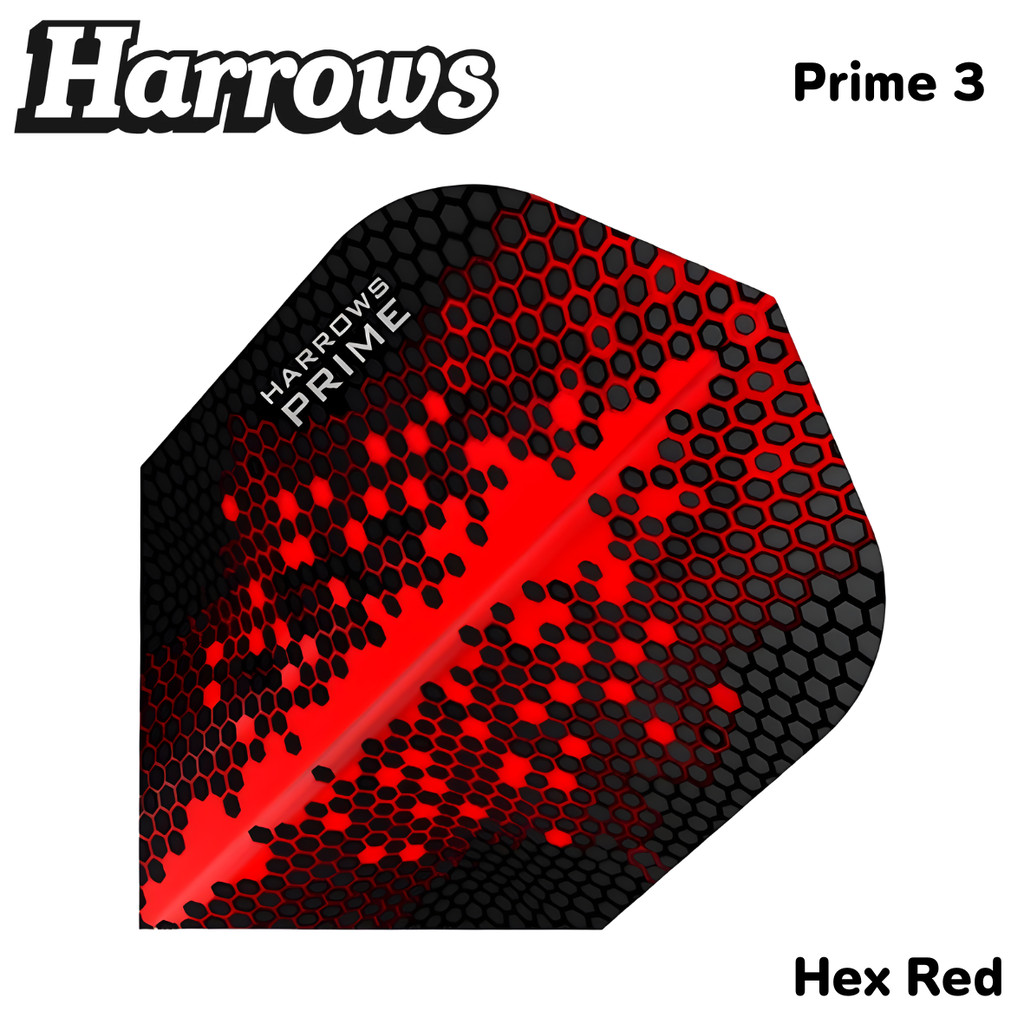 ปีกลูกดอกปาเป้า Harrows Prime 3 Dart Flights หางลูกดอก 3pcs/pack
