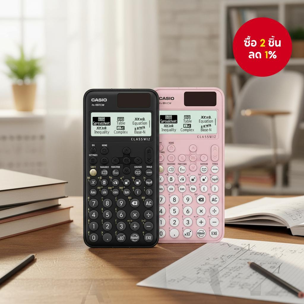 เครื่องคิดเลขวิทยาศาสตร์ Casio รุ่น fx-991CW