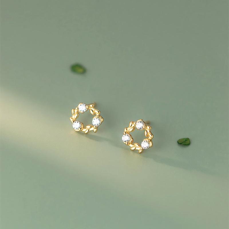 Eirene Earrings ต่างหูเงินแท้ S925 [MERCELO]