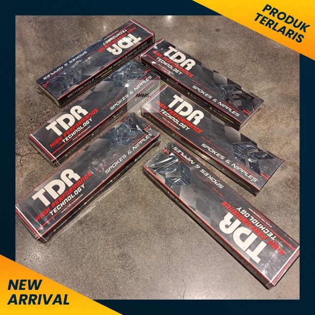 TDR SPOKES / TDR RACING MOTORCYCLE SPOKES สีดํา