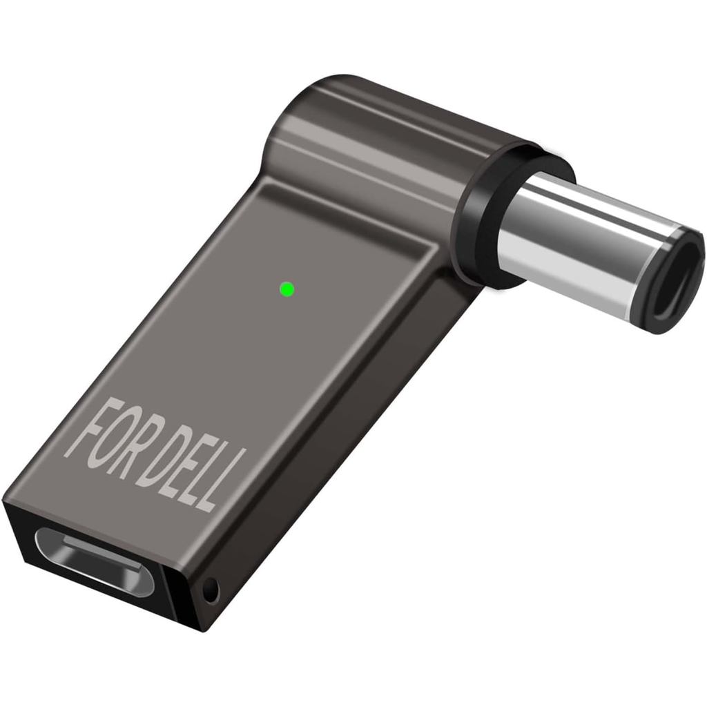 USB C ถึง 7.4 มม.อะแดปเตอร์ชาร์จแล็ปท็อปหญิงประเภท C ถึงชาย DC 7.4 x 5.0 มม.แจ็คปลั๊ก Converter 100W