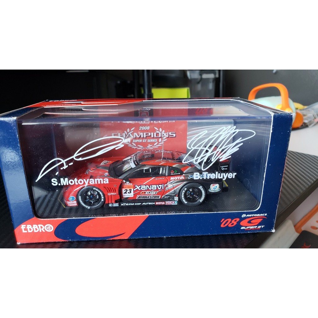 $㊐1/43 ebbro gt500 2008 gtr Champion Pack gt-r 1: 43 Nissan gt-r super gt500 2008 Champion gt-r no.2