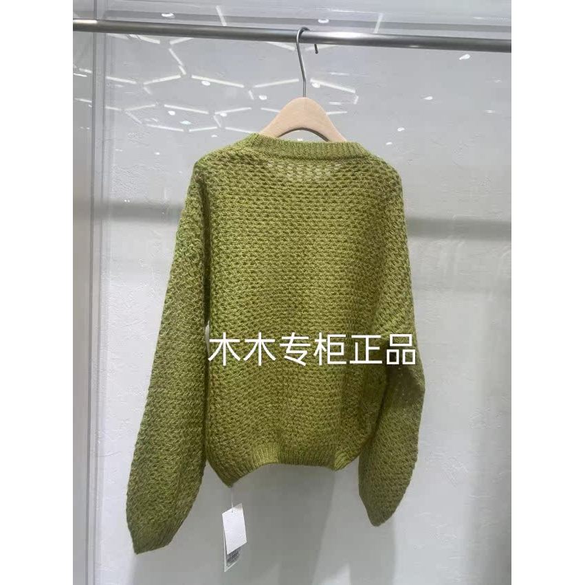 TKY SHOP Counter ของแท้ 10F1HF03Z199 Textured Thread Pullover 599