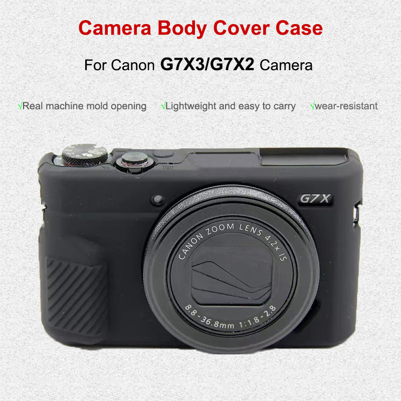 สําหรับ Canon G7X3 G7X2 ยางซิลิโคนอ่อนกล้องสําหรับ Canon G7X Mark2 Mark3 G7Xii G7X MarkII MarkIII ซิ