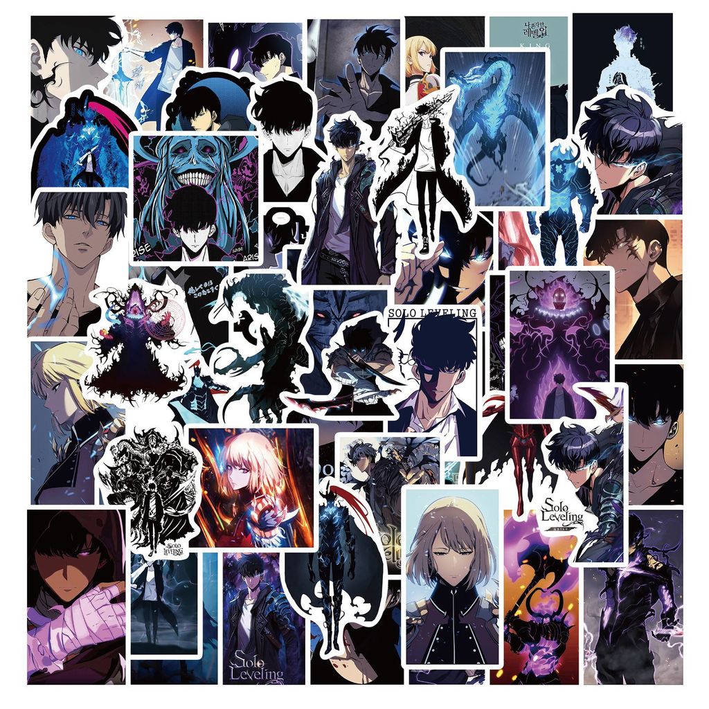 50 ชิ้น Solo Leveling Season 2: Arise from the Shadow Anime สติ๊กเกอร์ PVC กันน้ํา