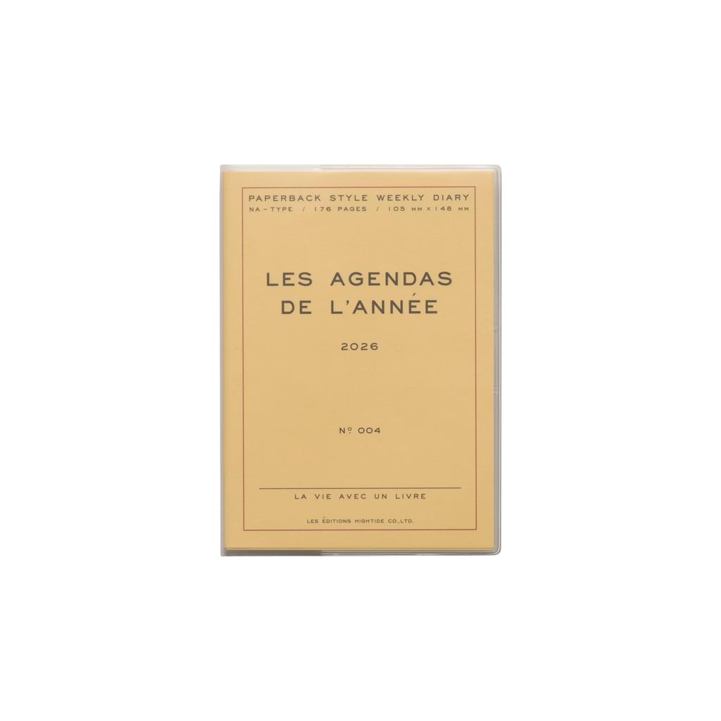 High Tide / Pouch A6 Weekly Planner 2026 – Starts October 2025, Japan Diary/ Journal Stationery
