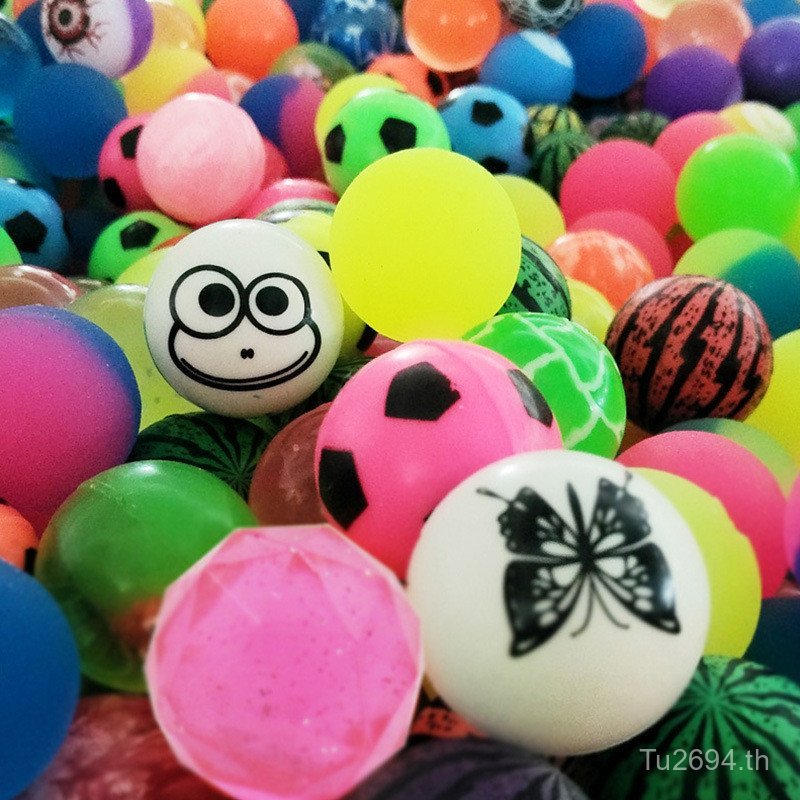 Solid Bouncy Ball High Resilience 32 One Yuan Capsule ของเล่นเครื่องผสม Pin Ball ขายส่งของเล่นเด็กยา