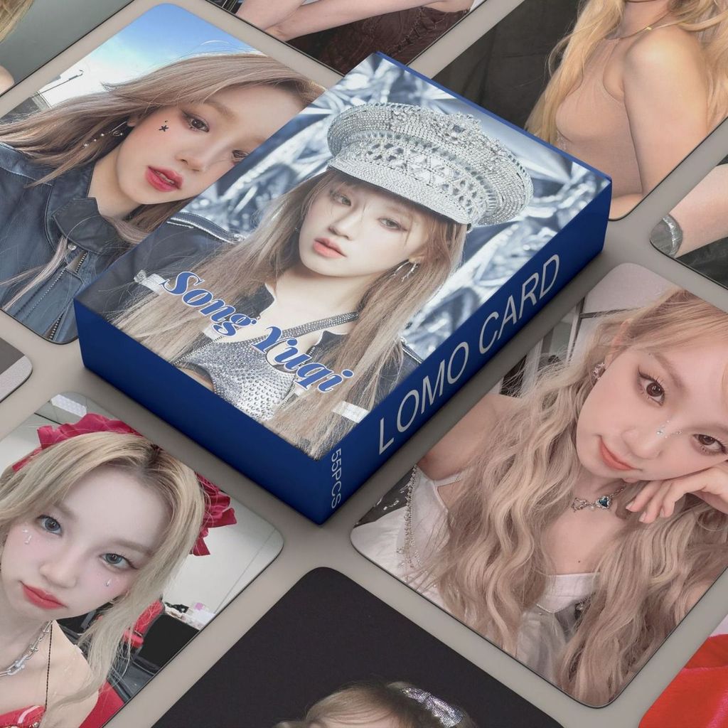 Zhang GIDLE เพลง Yuqi การ์ดรูปถ่ายเดี่ยวเพลง Yuqi การ์ดโฮมเมดล่าสุด Ricemade การ์ด LOMO Zhang GIDLE 