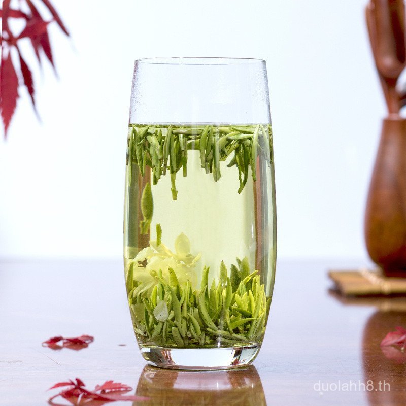 2025 ชาใหม่ Bitan ชาดอกมะลิไม้ไผ่ Shu Mingrun Piaoxue Sichuan Huamaofeng ชาจํานวนมาก 250g ถุง