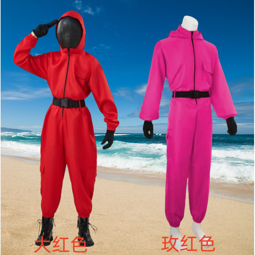 ชุดคอสเพลย์ฮาโลวีน House Dali แบบ jumpsuit จากภาพยนตร์เวอร์ชั่นเกาหลี ขนาด 11.7 W