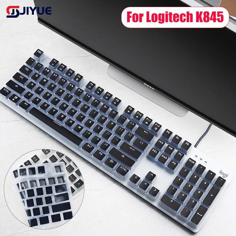For Logitech K845 Transparent Waterproof Silicone K845 Mechanical Keyboard Cover For Logi Skin Case 
