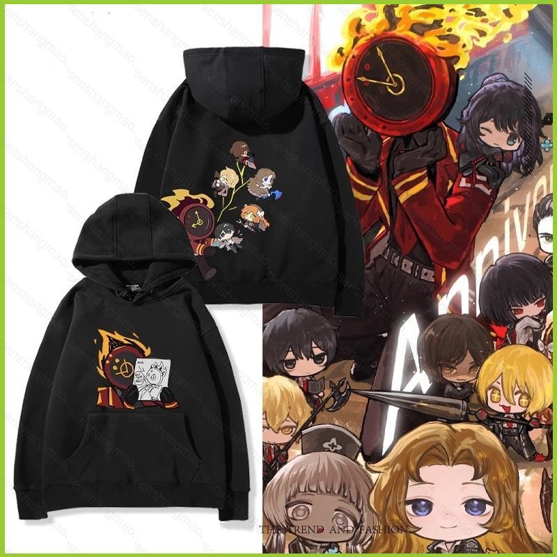 hoodies unisex อะนิเมะ เกม PS2 Limbus Company แขนยาว