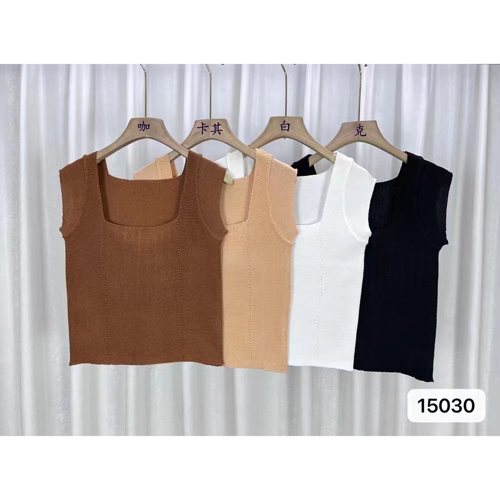 K ถัก Plus ขนาดผู้หญิงภาษาฝรั่งเศสคําสแควร์คอสีทึบ Flying แขน Slimmer ดู Top Flannel ด้านนอก Class I