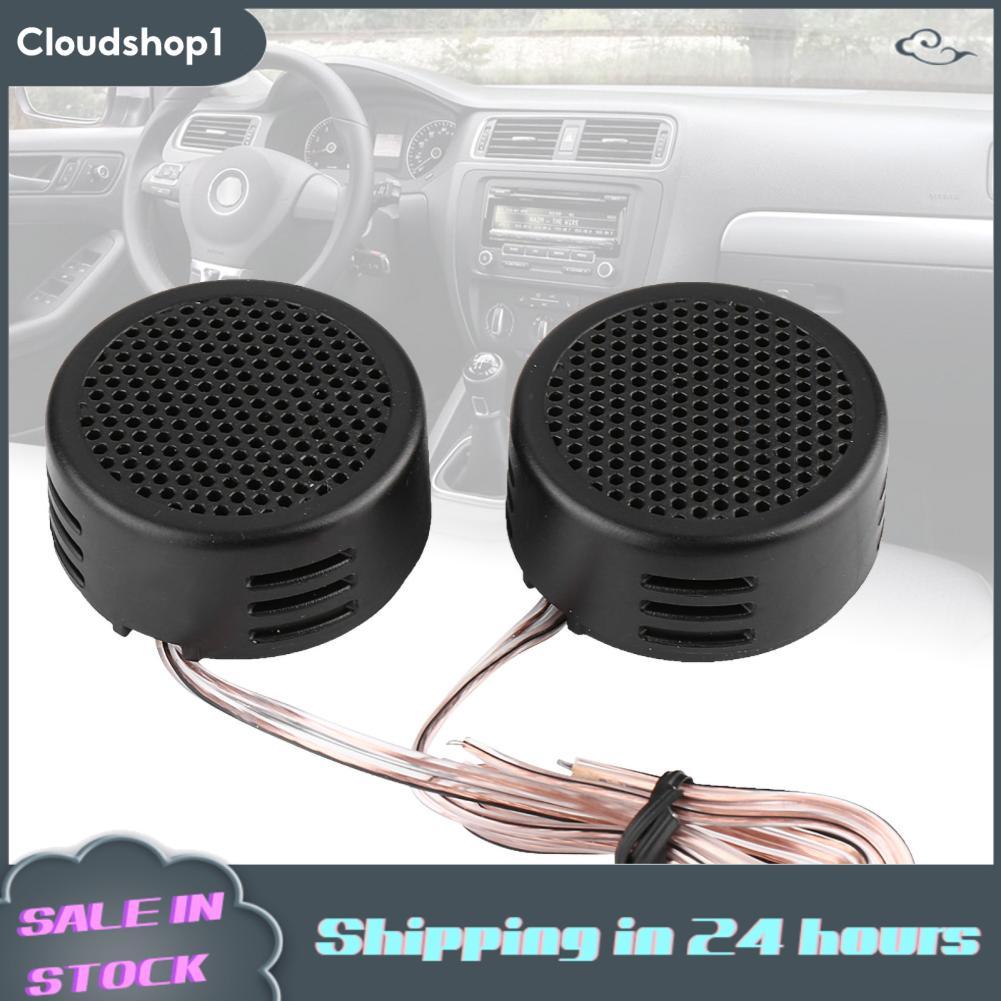 Cloudshop1 Fydun ทวีตเตอร์สำหรับเครื่องเสียงรถยนต์ 12V 500W Mini ทวีตเตอร์ 35 มม.98dB ลำโพงรถยนต์ลำโ
