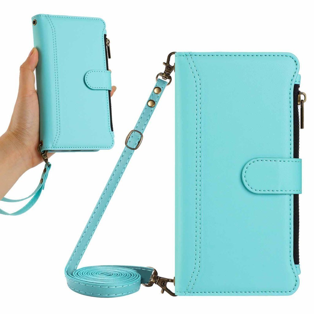 เหมาะสําหรับ Coolpad Coolpad C16 เคสโทรศัพท์ ZTE A53 Pro Nine Card Zipper กระเป๋าหนัง Crossbody เคสป