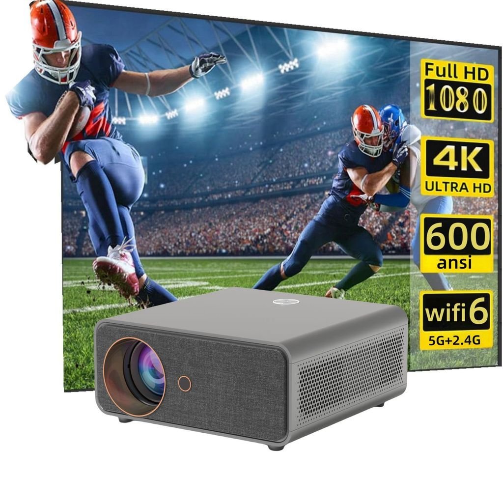 3d Home Cinema Office Projector Home wifi TV Nude Eye โปรเจคเตอร์ 4K เลเซอร์ไร้สาย Ultra HD OC9M