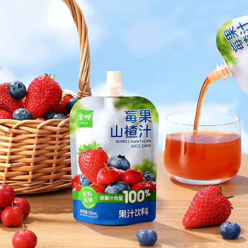 金晔山楂抱抱苹果莓果山楂汁柚子汁儿童果汁饮料mlx瓶Jinye Hawthorn Hug Apple Berry Hawthorn Juice Grapefruit20251110