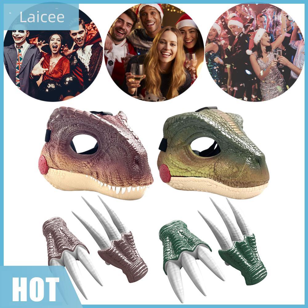 [Laicee.th] หน้ากากไดโนเสาร์ตลกพร้อมไดโนเสาร์ Scream หน้ากากไดโนเสาร์ 3D หน้ากากไดโนเสาร์เหมือนจริง 